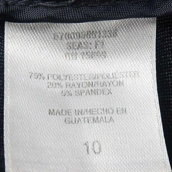 COVINGTON DARK GREY WIDE LEG OFFICE BUSINESS WORK TROUSERS SIZE 10 - Picture 3 of 7